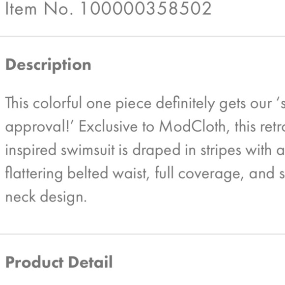 Modcloth Woman's Yellow The Haley One-Piece Retro Swimsuit Sz XL - Picture 10 of 11